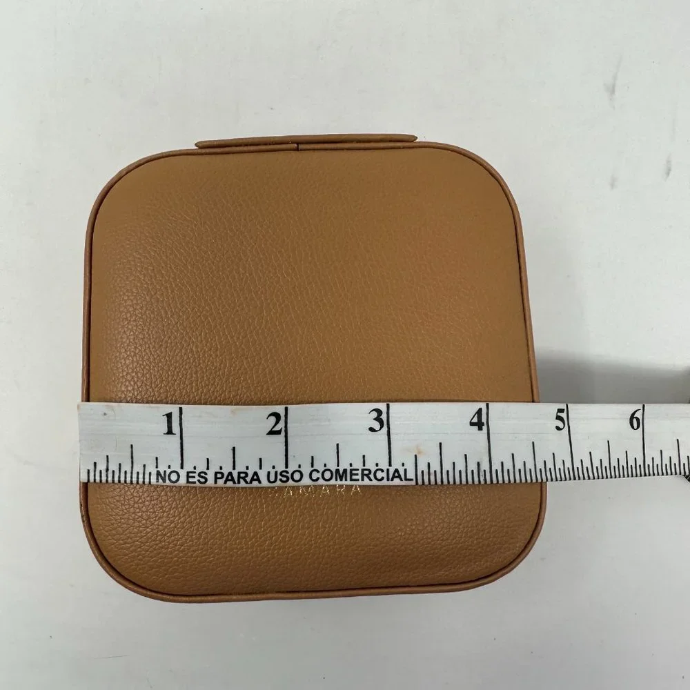 SAMARA Vegan Leather Travel Jewelry Box